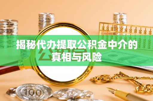 青山湖揭秘代办提取公积金中介的真相与风险
