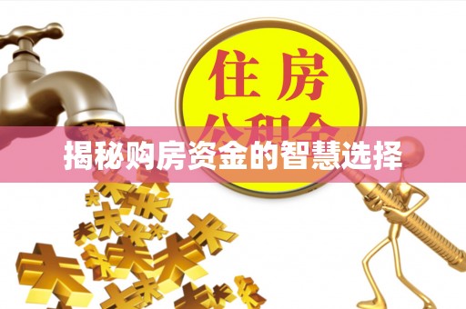 青山湖揭秘购房资金的智慧选择
