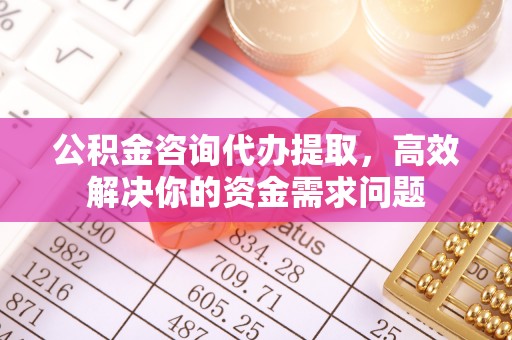 青山湖公积金咨询代办提取，高效解决你的资金需求问题
